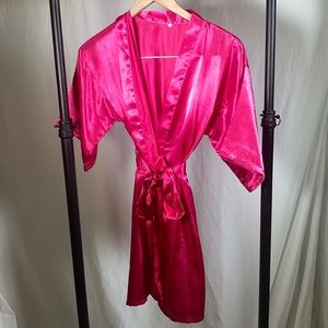 Pink Shiny Robe